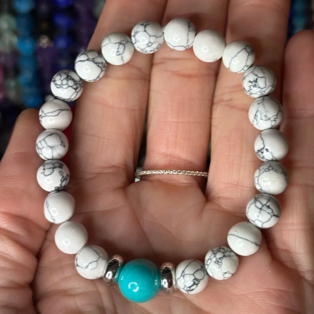 handcrafted beaded stretch